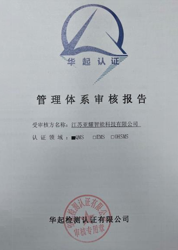 管理体系审核报告